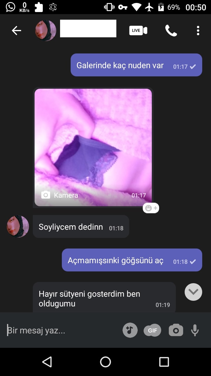 C2 Türbanlı Efsun (Konuşma SS’li) - Utanmaz Kızlar | Türk İfşa, Reklamsız İfşa Platformu