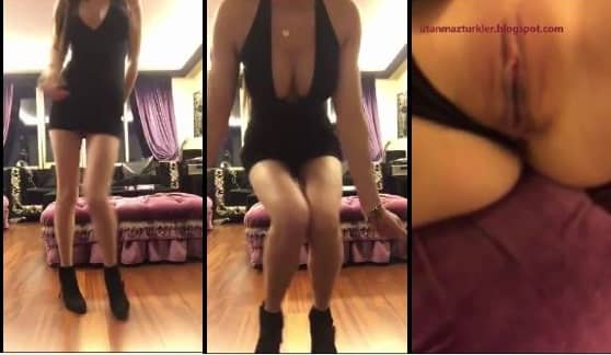 Acemi Türk Kızının Küçük ve Temiz Amını Zorla Açıyor