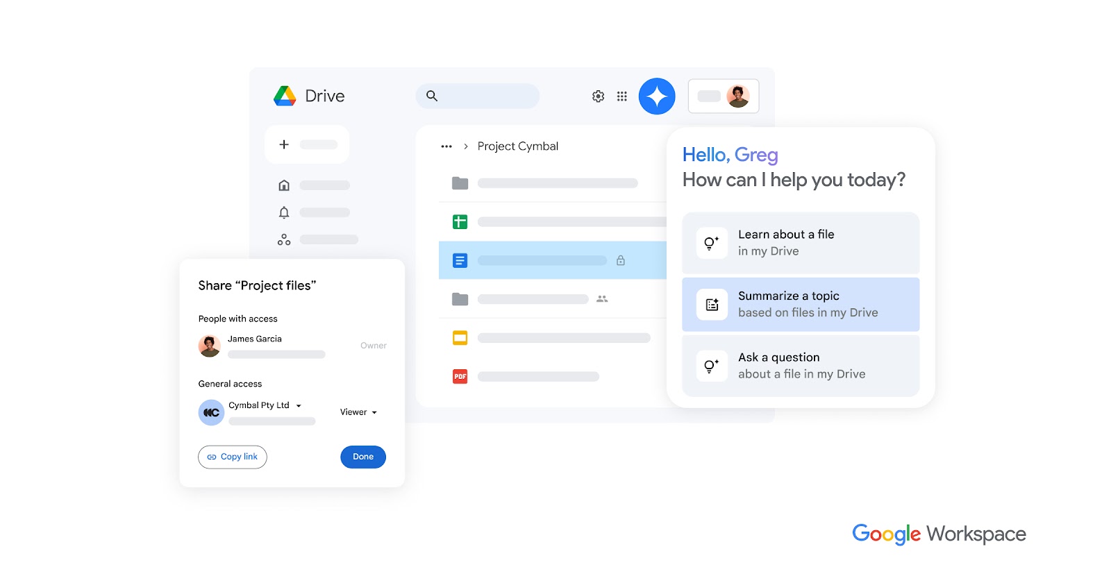 Google Drive: Comparte archivos en línea con el almacenamiento seguro en la nube | Google Workspace