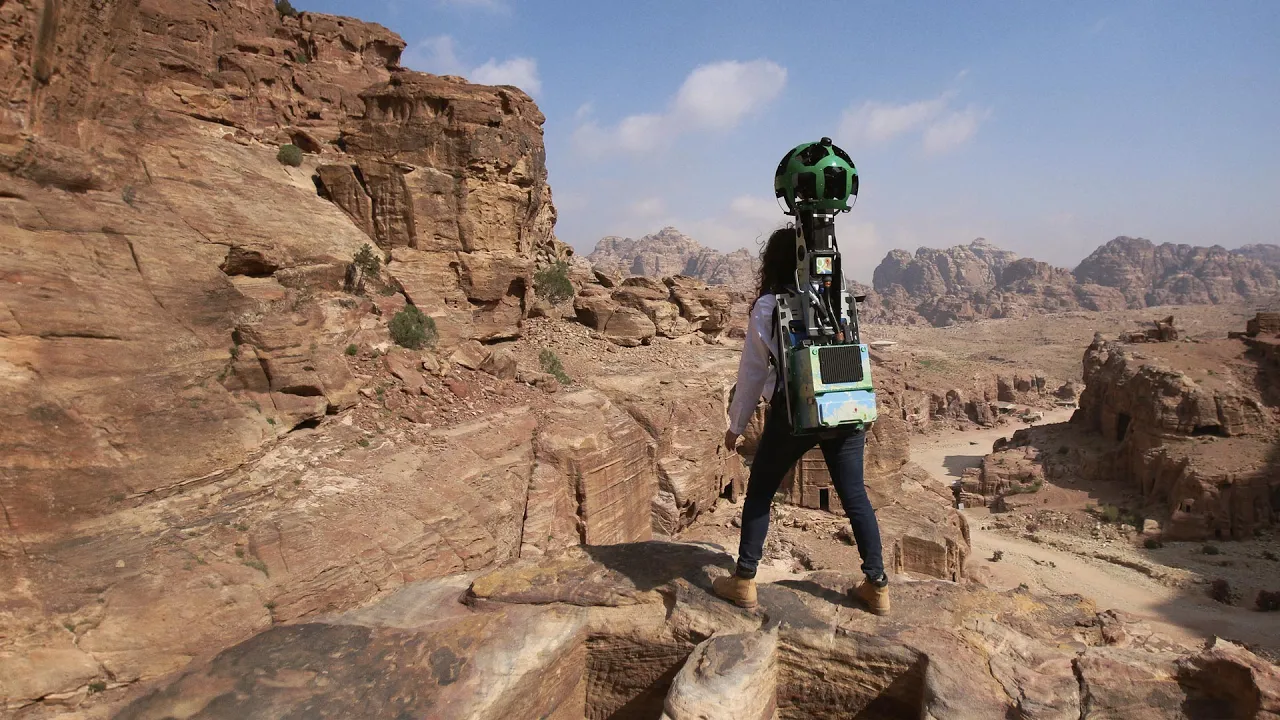 Entdeckt Jordaniens Vergangenheit und Zukunft in Google Maps