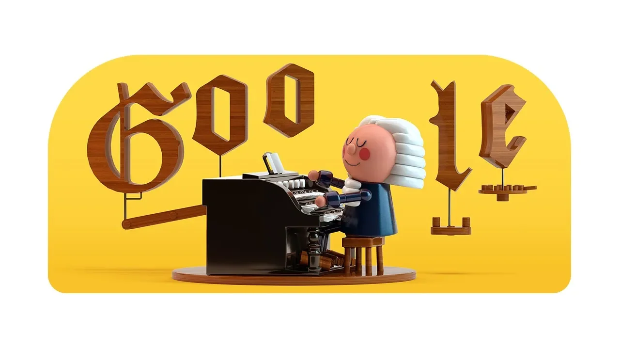 Wir ehren Johann Sebastian Bach mit unserem ersten KI-powered Doodle