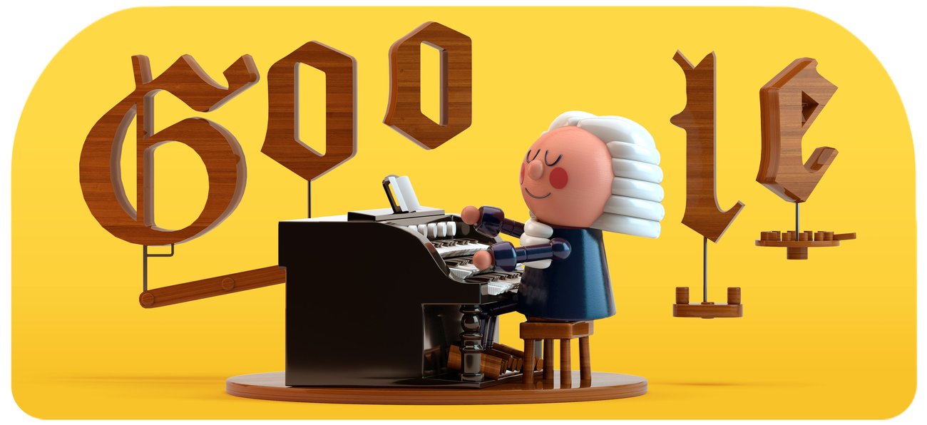 Wir ehren Johann Sebastian Bach mit unserem ersten KI-powered Doodle