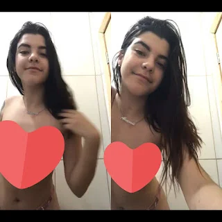 Bakire çıtır banyoda kendini okşarken sevgilisine video çekiyor