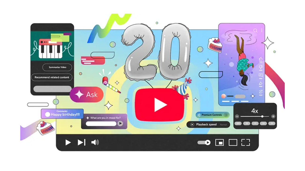 إحتفالاً بعشرين عام من YouTube!