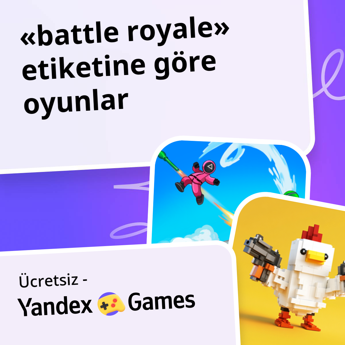 Battle royale oyunlar Çevrimiçi 🔫 Ücretsiz Yandex Games Oyna